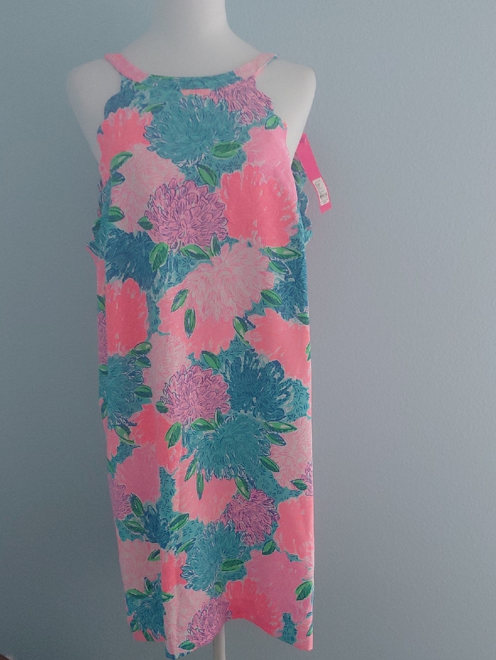 NWT Lilly Pulitzer Pink Tropical Print Shift Dress